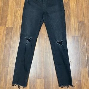 Hudson Jeans- Barbara Super Skinny Black- Size 30